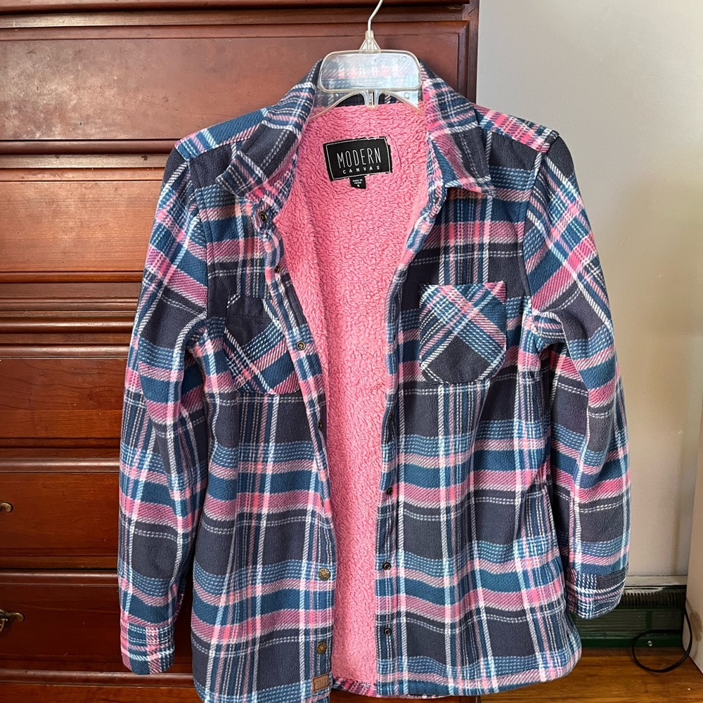 Modern canvas flannel